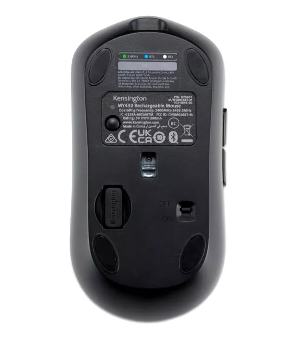 souris-sans-fil-rechargeable-kensington-my430-eq-bluetooth-usb-24-ghz-k75507eu-2 Souris sans fil rechargeable Kensington MY430 EQ – Bluetooth/USB 2.4 GHz (K75507EU)