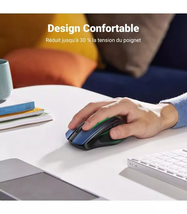 souris-sans-fil-ugreen-design-ergonomique-24-blue-15064-1 Souris sans fil Ugreen Design Ergonomique 2.4 - Blue (15064)