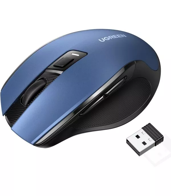 souris-sans-fil-ugreen-design-ergonomique-24-blue-15064 Souris sans fil Ugreen Design Ergonomique 2.4 - Blue (15064)