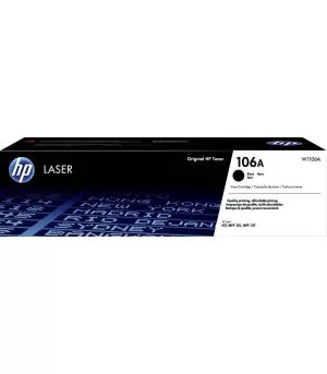 HP 106A Noir Toner Laser Original - W1106A