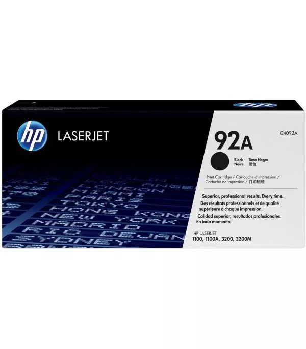 toner-laserjet-original-hp-92a-black-c4092a HP 92A Noir Toner Laser Original - C4092A