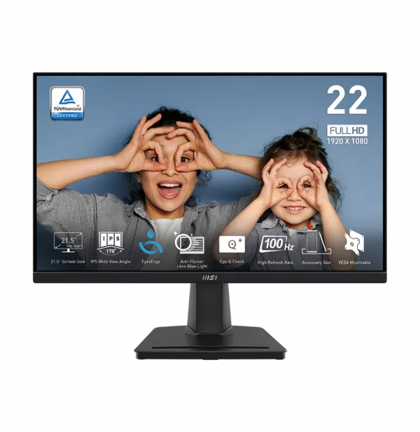 Écran 21.45” Full HD MSI Pro MP225 (9S6-3PC6CM-002)