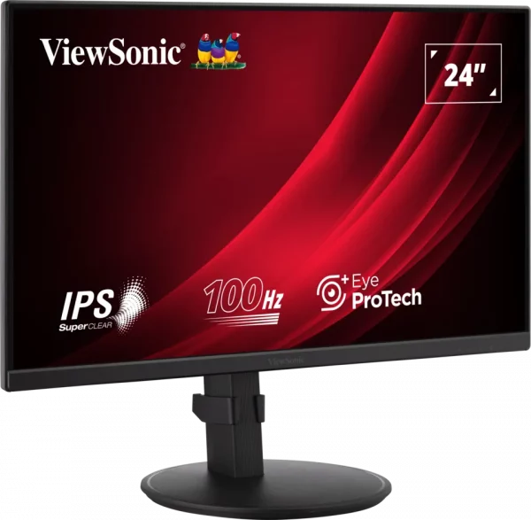 Écran 24" Full HD Viewsonic VG2408 Ergonomic avec USB Hub
