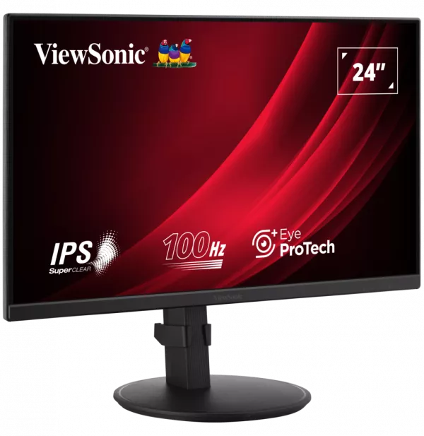 Écran 24" Full HD Viewsonic VG2408 Ergonomic avec USB Hub