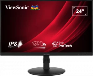 Écran 24" Full HD Viewsonic VG2408 Ergonomic avec USB Hub