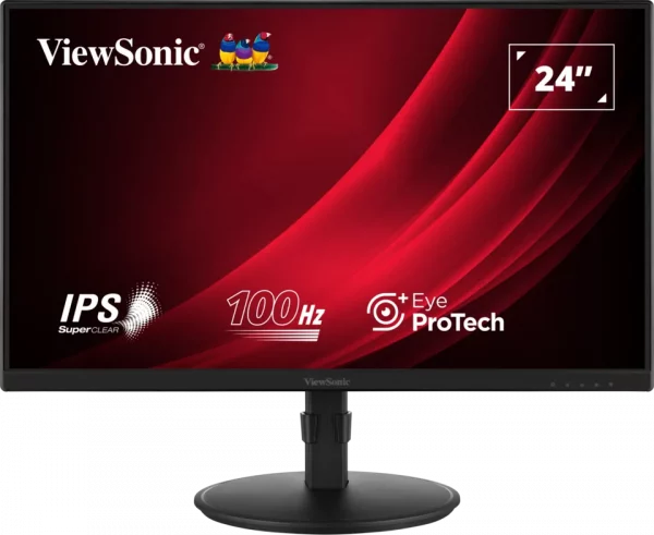 Écran 24" Full HD Viewsonic VG2408 Ergonomic avec USB Hub