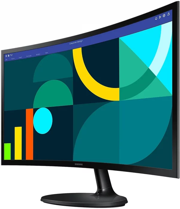 Écran 24" incurvé Full HD Samsung Essential S3 S36GD (LS24D360GAUXEN)