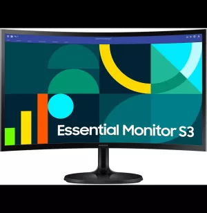 Écran 24" incurvé Full HD Samsung Essential S3 S36GD (LS24D360GAUXEN)