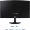 Écran 24" incurvé Full HD Samsung Essential S3 S36GD (LS24D360GAUXEN)