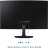 Écran 24" incurvé Full HD Samsung Essential S3 S36GD (LS24D360GAUXEN)