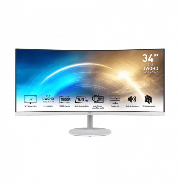Écran 34" UWQHD MSI Pro MP341CQW