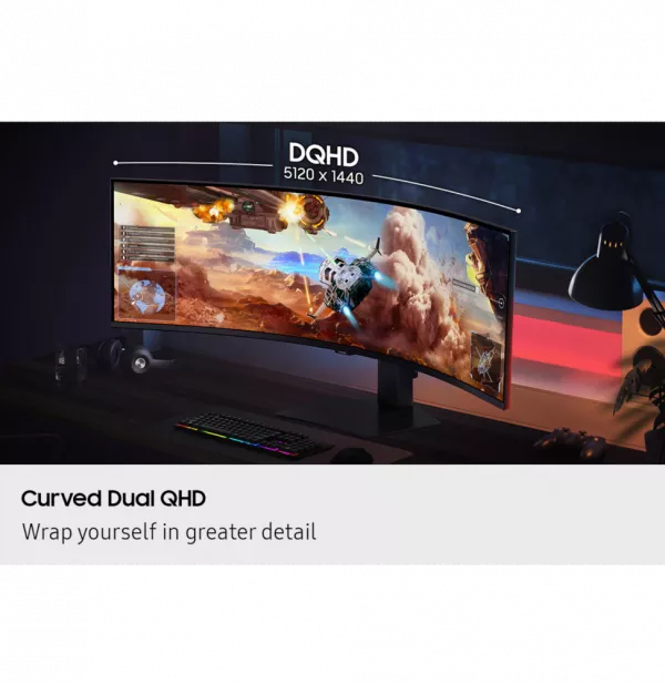 Écran 49" DQHD incurvé Gaming Samsung Odyssey G9 G91F (LS49FG910EUXEN)