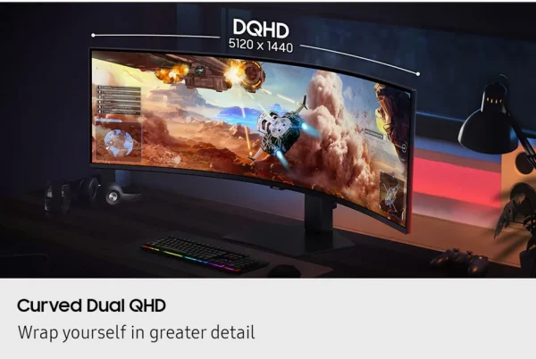 Écran 49" DQHD incurvé Gaming Samsung Odyssey G9 G91F (LS49FG910EUXEN)