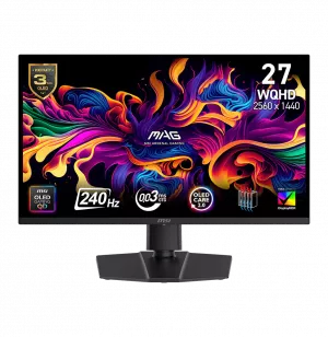 Écran Gaming 27" WQHD MSI MAG 273QP QD-OLED X24 (9S6-3CE69H-010)