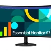 Écran incurvé 24" Samsung Essential S3 S36GD FHD serie D (LS24D362GAMXUE)
