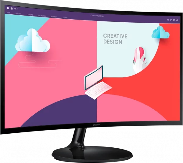 Écran incurvé 27" Samsung Essential Curved Monitor S3 (LS27C360EAMXZN)