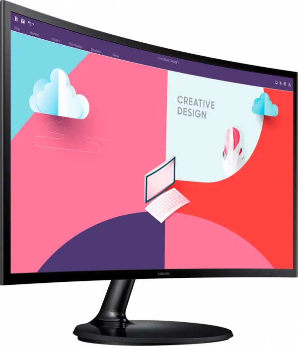 Écran incurvé 27" Samsung Essential Curved Monitor S3 (LS27C360EAMXZN)
