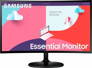 Écran incurvé 27" Samsung Essential Curved Monitor S3 (LS27C360EAMXZN)