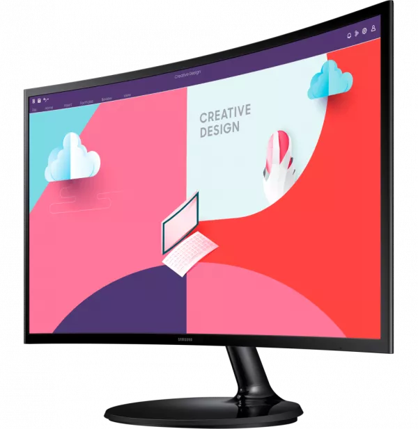 Écran incurvé 27" Samsung Essential Curved Monitor S3 (LS27C360EAMXZN)