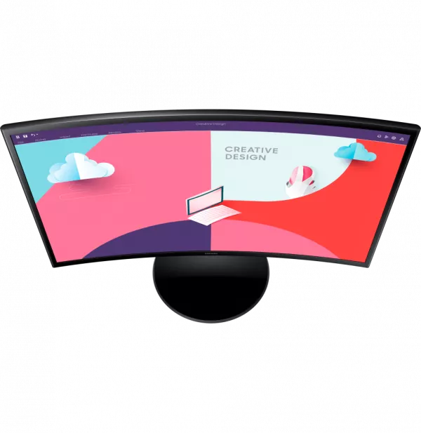 Écran incurvé 27" Samsung Essential Curved Monitor S3 (LS27C360EAMXZN)