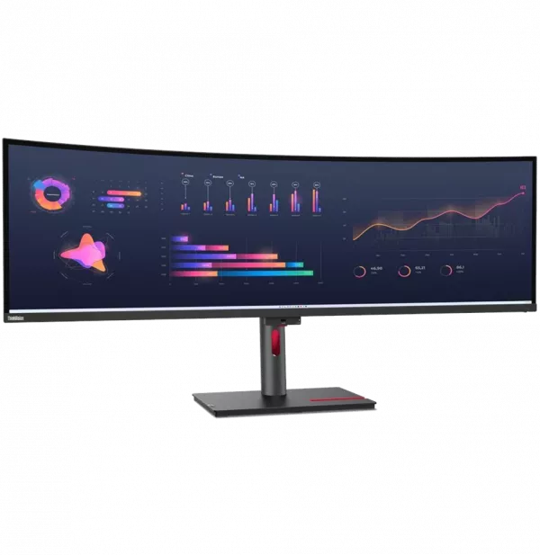 Écran incurvé 49" Lenovo ThinkVision P49w-30 5K DQHD (63DBRAT1EU)
