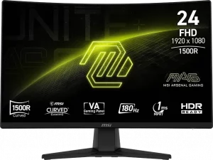Écran incurvé Gaming 24" Full HD MSI MAG 242C (9S6-3BC31T-009)