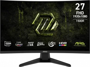 Écran incurvé Gaming 27" Full HD MSI MAG 275CF X24 (9S6-3CE91H-012)