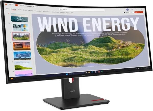 Écran incurvé Smart 34" Lenovo ThinkVision T34WD-40 (64AEGAT1EU)