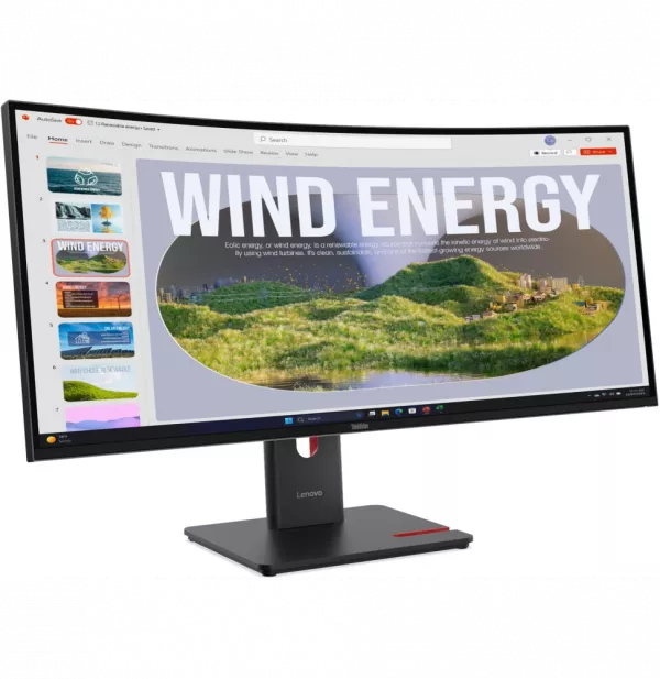 Écran incurvé Smart 34" Lenovo ThinkVision T34WD-40 (64AEGAT1EU)