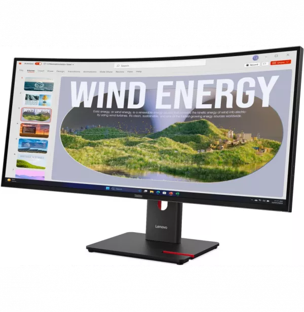 Écran incurvé Smart 34" Lenovo ThinkVision T34WD-40 (64AEGAT1EU)