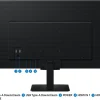Écran intelligent 27" Samsung Smart M5 M50F Full HD (LS27FM500EUXEN)