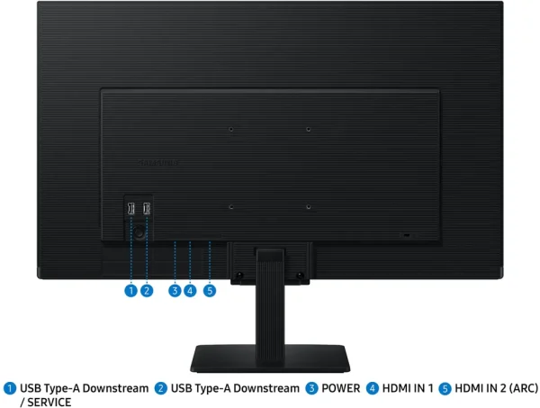 Écran intelligent 27" Samsung Smart M5 M50F Full HD (LS27FM500EUXEN)