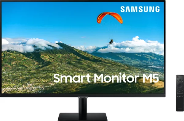 Écran intelligent 27" Full HD Samsung M5 avec connectivité mobile (LS27AM500NMXZN)