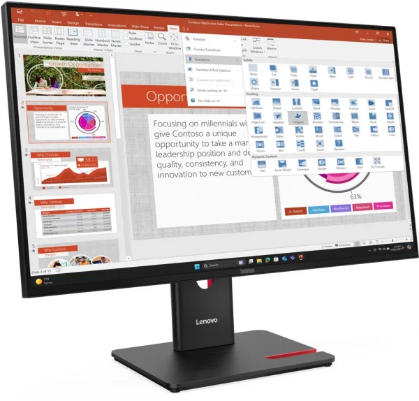 Écran Plat 27" Lenovo ThinkVision T27-40 (64A5MAT6EU) Écran Plat 27" Lenovo ThinkVision T27-40 (64A5MAT6EU)