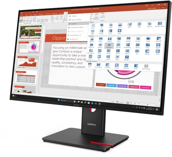 Écran Plat 27" Lenovo ThinkVision T27-40 (64A5MAT6EU) Écran Plat 27" Lenovo ThinkVision T27-40 (64A5MAT6EU)