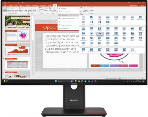 Écran Plat 27" Lenovo ThinkVision T27-40 (64A5MAT6EU) Écran Plat 27" Lenovo ThinkVision T27-40 (64A5MAT6EU)
