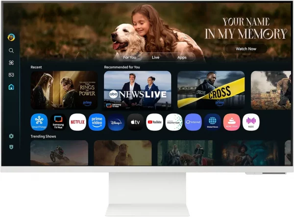 Écran Smart AI 32" Samsung M8 M80F UHD 4K avec camera (LS32FM801UUXEN)