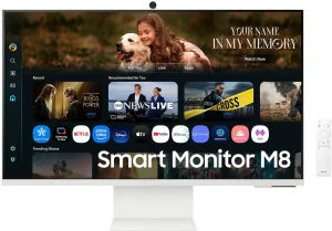 Écran Smart AI 32" Samsung M8 M80F UHD 4K avec camera (LS32FM801UUXEN)