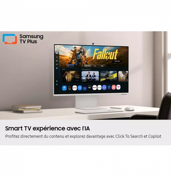 Écran Smart AI 32" Samsung M8 M80F UHD 4K avec camera (LS32FM801UUXEN)