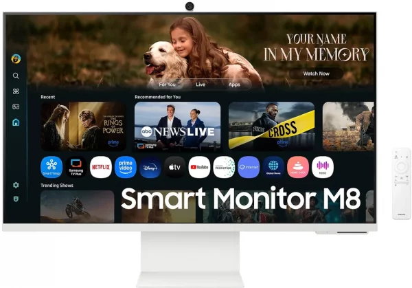 Écran Smart AI 32" Samsung M8 M80F UHD 4K avec camera (LS32FM801UUXEN)