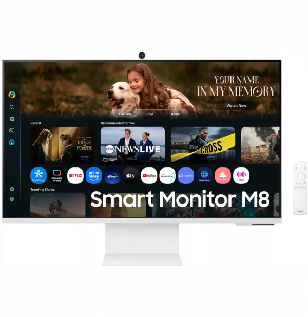 Écran Smart AI 32" Samsung M8 M80F UHD 4K avec camera (LS32FM801UUXEN)