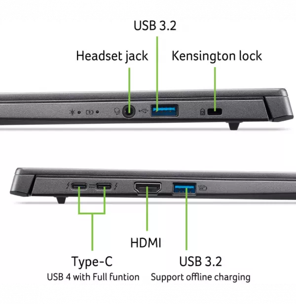 Ordinateur Portable Acer aspire 14 Ai (NX.JFVEF.00Q)