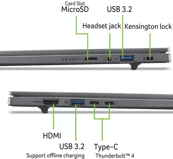 Ordinateur Portable Acer aspire 16 AI (NX.JP1EF.008)