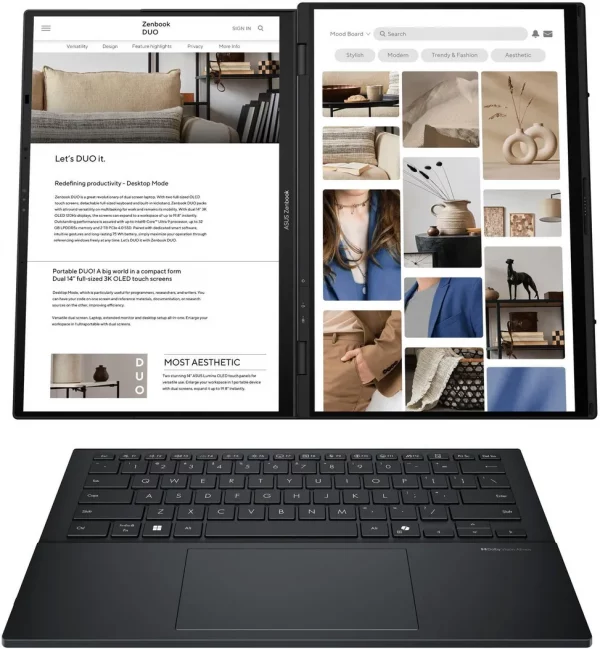 Ordinateur portable Asus Zenbook Duo (UX8406CA-PZ005W)