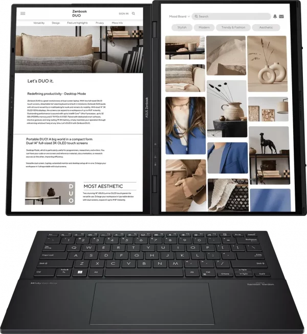 Ordinateur portable Asus Zenbook Duo (UX8406CA-QL227W)