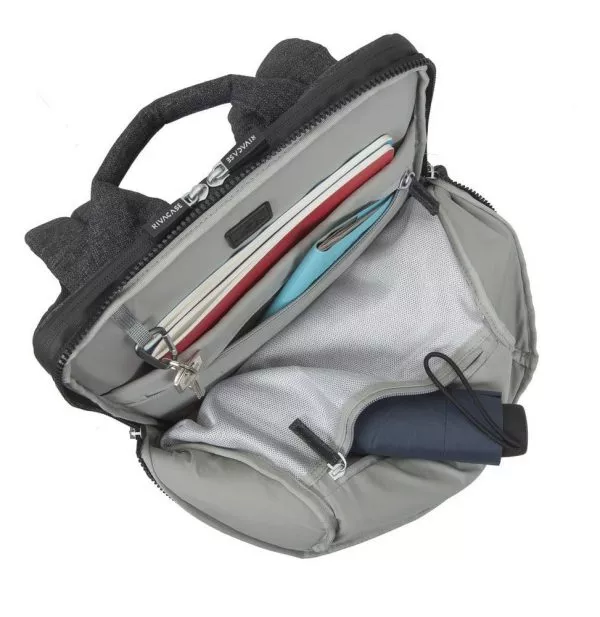 Sac à dos Rivacase 8861 Noir mélange pour ordinateurs portables 15,6" (8861 black)