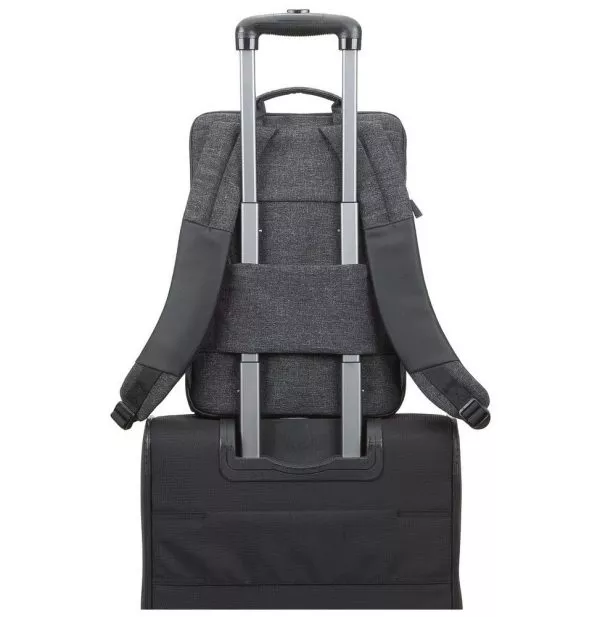 Sac à dos Rivacase 8861 Noir mélange pour ordinateurs portables 15,6" (8861 black)