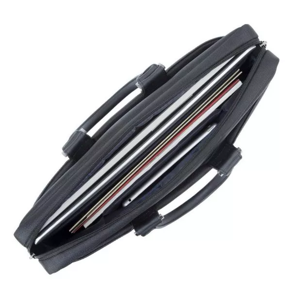 Sacoche Rivacase noire Narita 8135 pour ordinateurs portables 15,6" (8135 Black)
