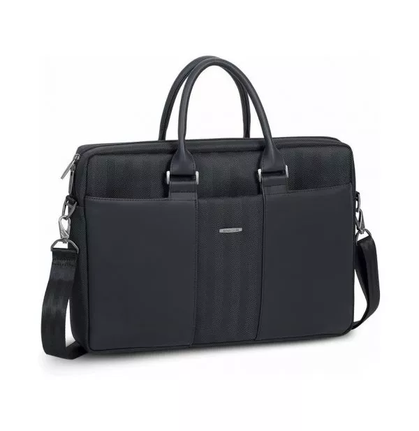 Sacoche Rivacase noire Narita 8135 pour ordinateurs portables 15,6" (8135 Black)