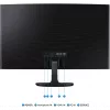 Écran 27" incurvé Gaming Full HD Samsung Essential S3 S36GD (LS27D360GAUXEN)